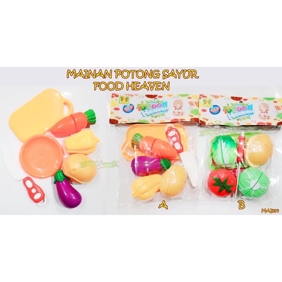 MAI394 MAINAN POTONG SAYUR FOOD HEAVEN