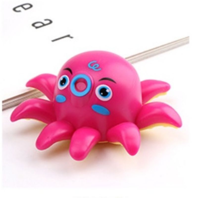 Mainan Anak Mobil Hewan Mobilan Bentuk Binatang Bentuk Hewan Lucu Pull Back / Mainan Lucu Tarik Mundur MURAH-Gurita Pink