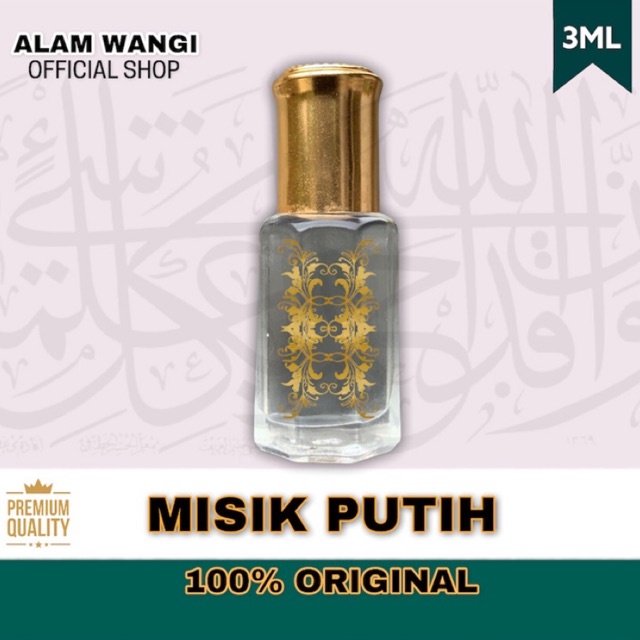 BIBIT MINYAK WANGI MISIK PUTIH ORIGINAL