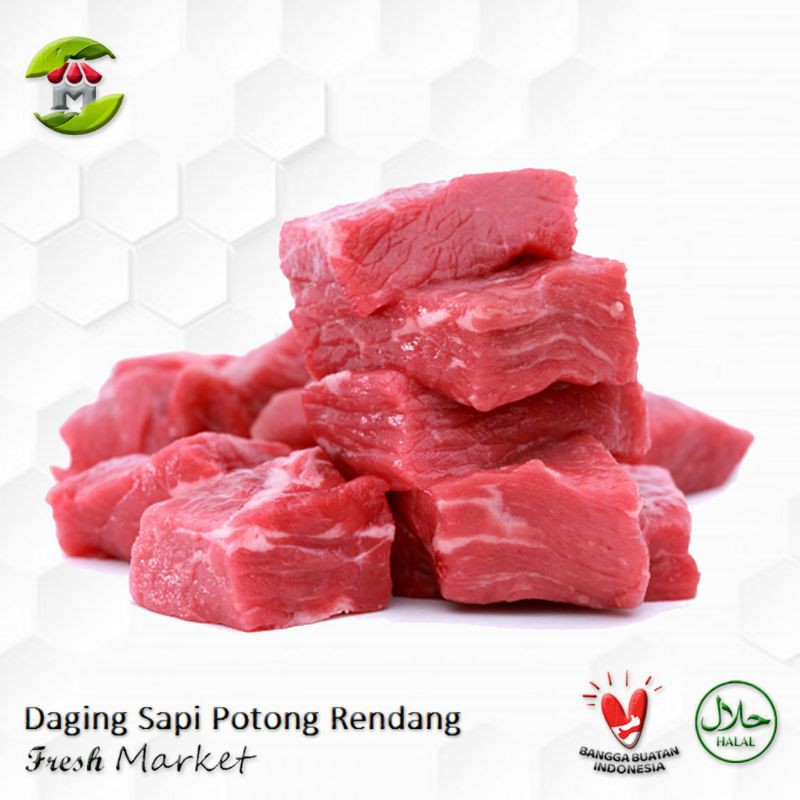 Daging Kerbau Import Potong Premium