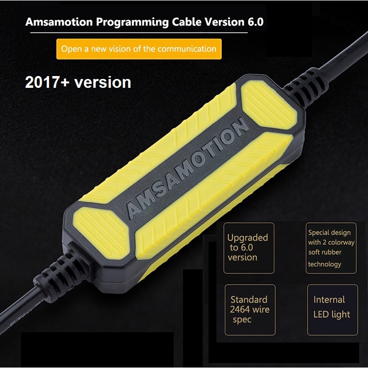 Amsamotion Kable  USB-SC09-FX Download Suitable Mitsubishi FX1N/2N/FX3U CH430 Upgraded Version