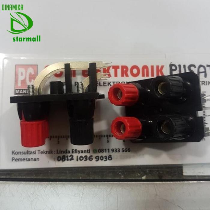 Soket Speaker Banana Spiker Speker Panel Baut Pcb Pcmelebik54 Juara