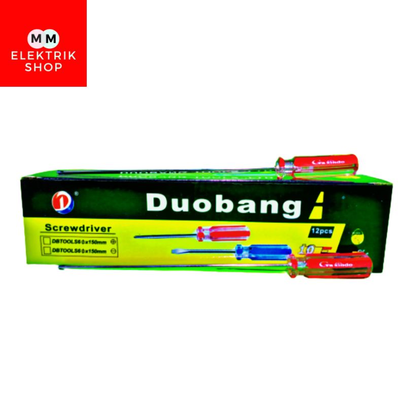 Obeng Lurus Kecil Panjang Best Seller DUOBANG GAXINDO