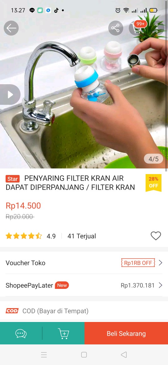 Penyaring Filter Kran Air Yang Bisa Di Setting