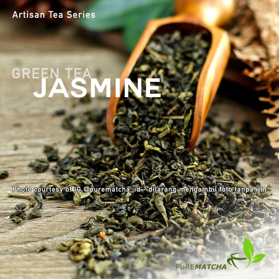 

Artisan Tea Cafe - Jasmine Green Tea Chinese Tea 50gr Teh Hijau Melati