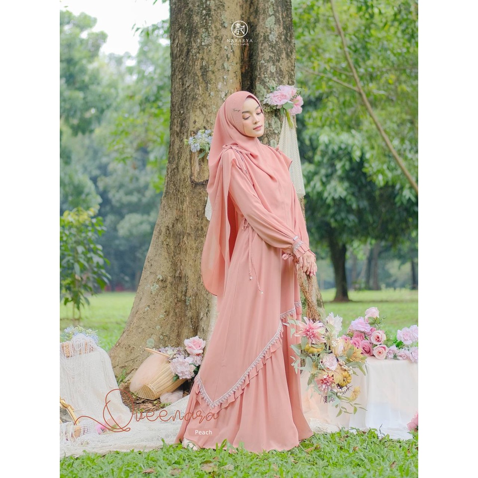 COD QUEENARA BY NARARYA/GAMIS BAHAN BABY DOOL SYARI