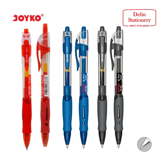 

Pulpen Joyko Q Gel GP-275 / Bolpen QGEL / Pena / Pen GP275 / Ballpoint / Balpoin Tinta Gel