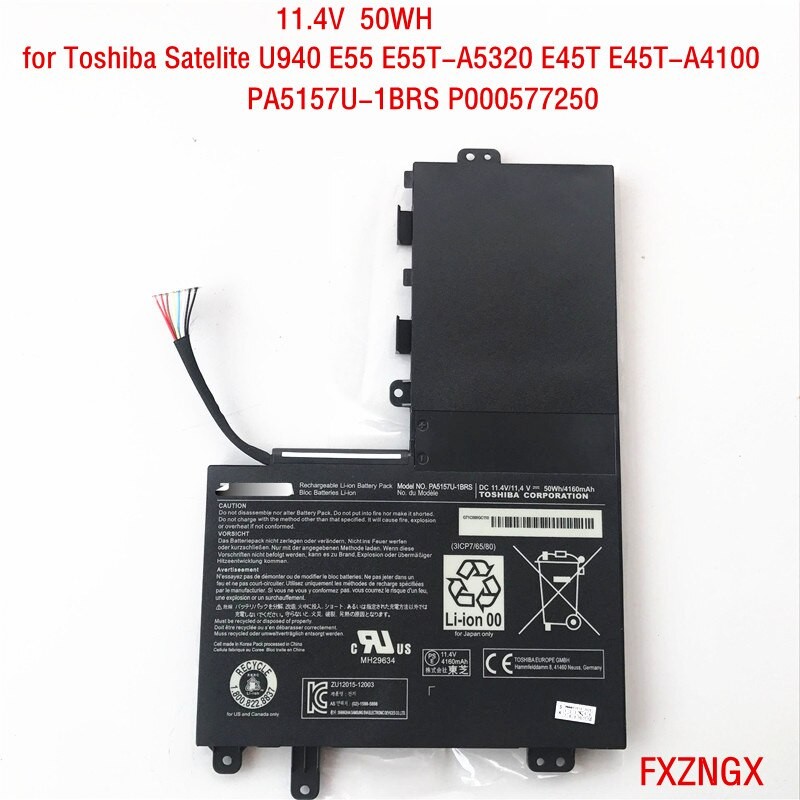 BATERAI BATTERY TOSHIBA SATELLITE SATELITE E45T E55T M50-A U40T U50D U50T U50T-A PA5157 PA5157U-1BRS