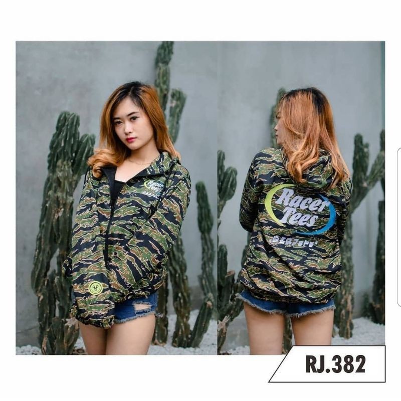 jaket parasut racertees original