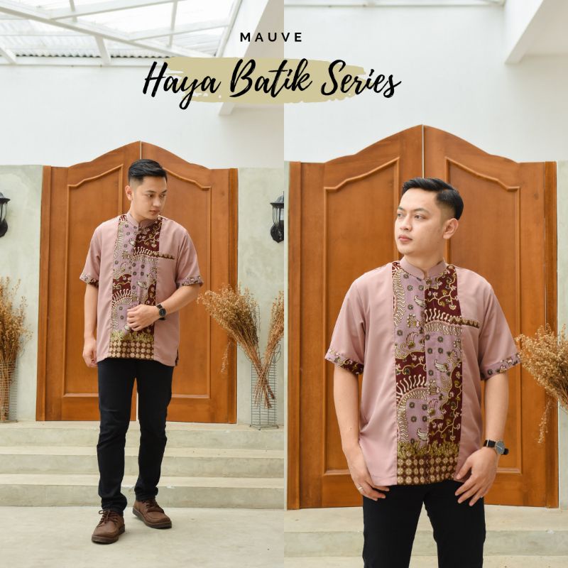 Baju Atasan Koko Haya Batik Series