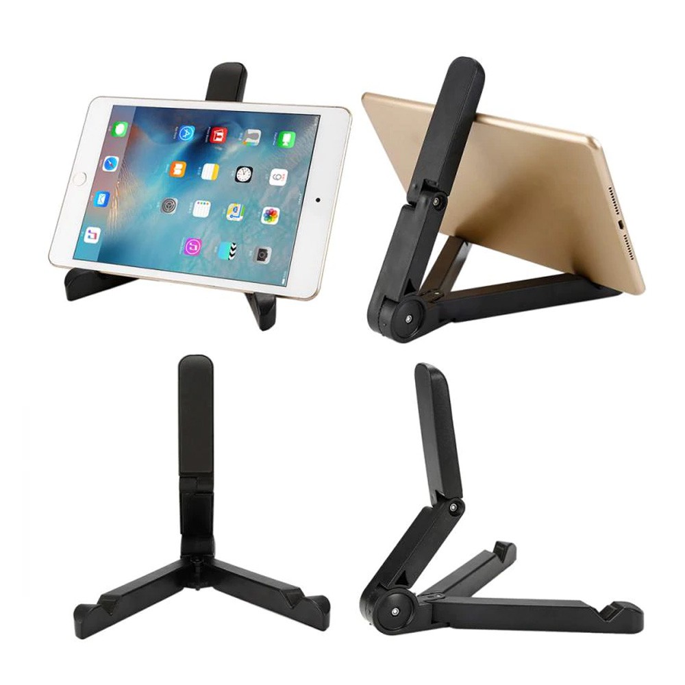 Fold Stand Plastik Holder Hp Smartphone Aksesoris Handphone / Tablet