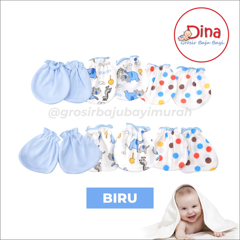 Sarung tangan kaki bayi ZAHDAN SNI 1 pack perlengkapan bayi baru lahir