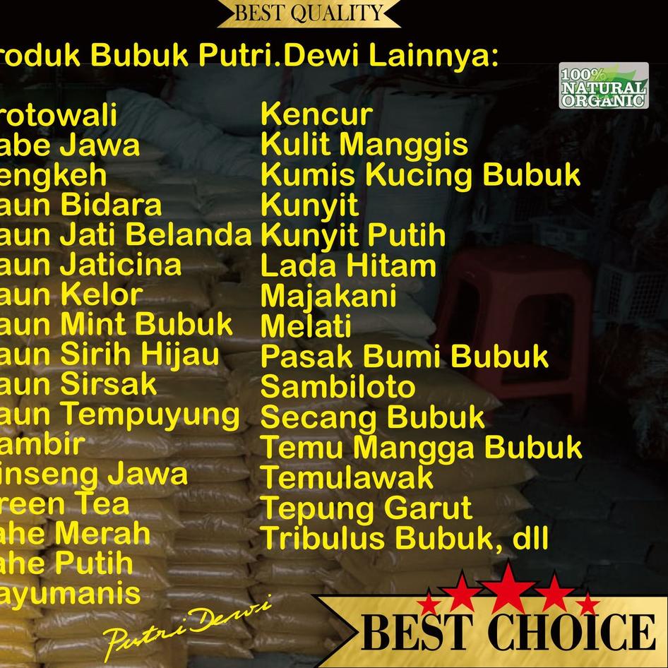 

[PRODUK BRAQ7] Purwaceng Bubuk 1 Kg - 1000 Gram (Purwoceng Serbuk) WKD