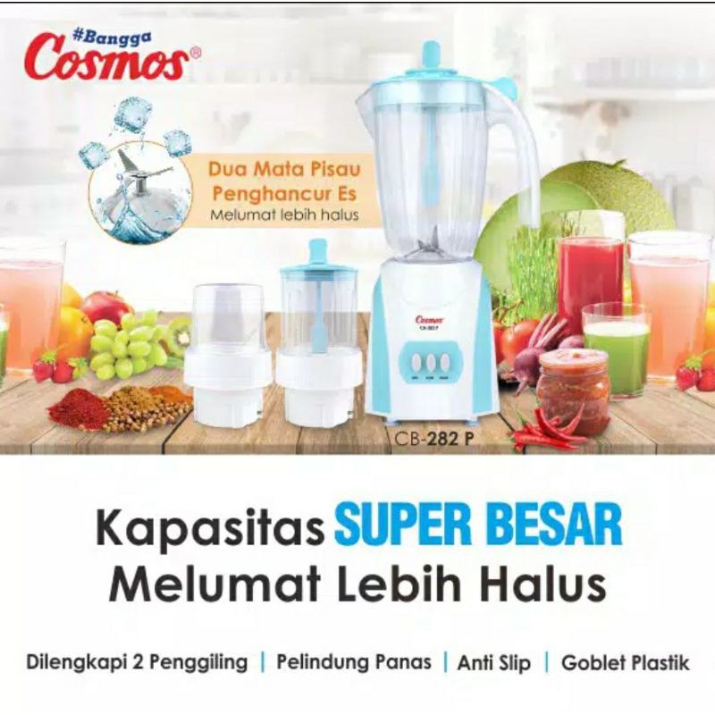 Blender Cosmos CB 282P kapasitas 2LT