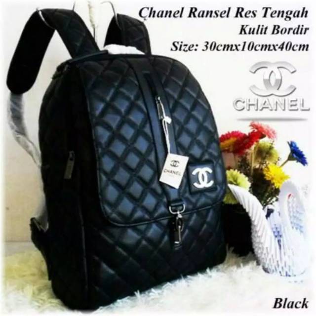  Tas  Cantik Wanita Harga Murah Merk CHANEL  RANSEL  