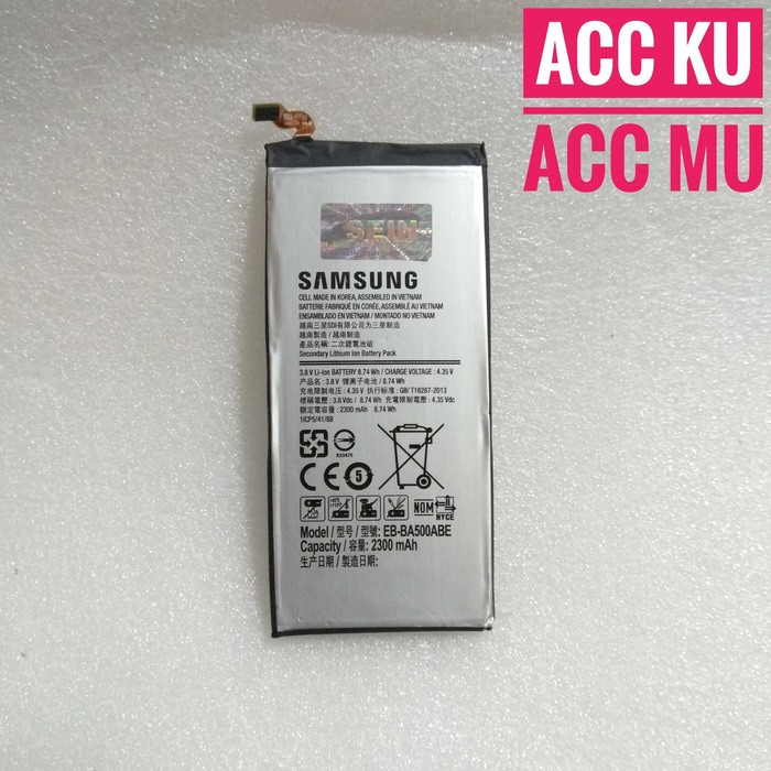 BATTERY SAMSUNG GALAXY A5 2015 EB-BA500ABE BATERAI SAMSUNG GALAXY A500