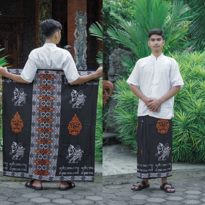 SARUNG BATIK | SARUNG KANG SANTRI MOTIF AKSARA JAWA HANACARAKA|