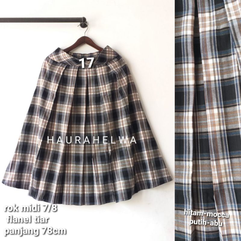 ROK FLANEL IMPORT MIDI 7/8 TARTAN HAURAHELWA-17