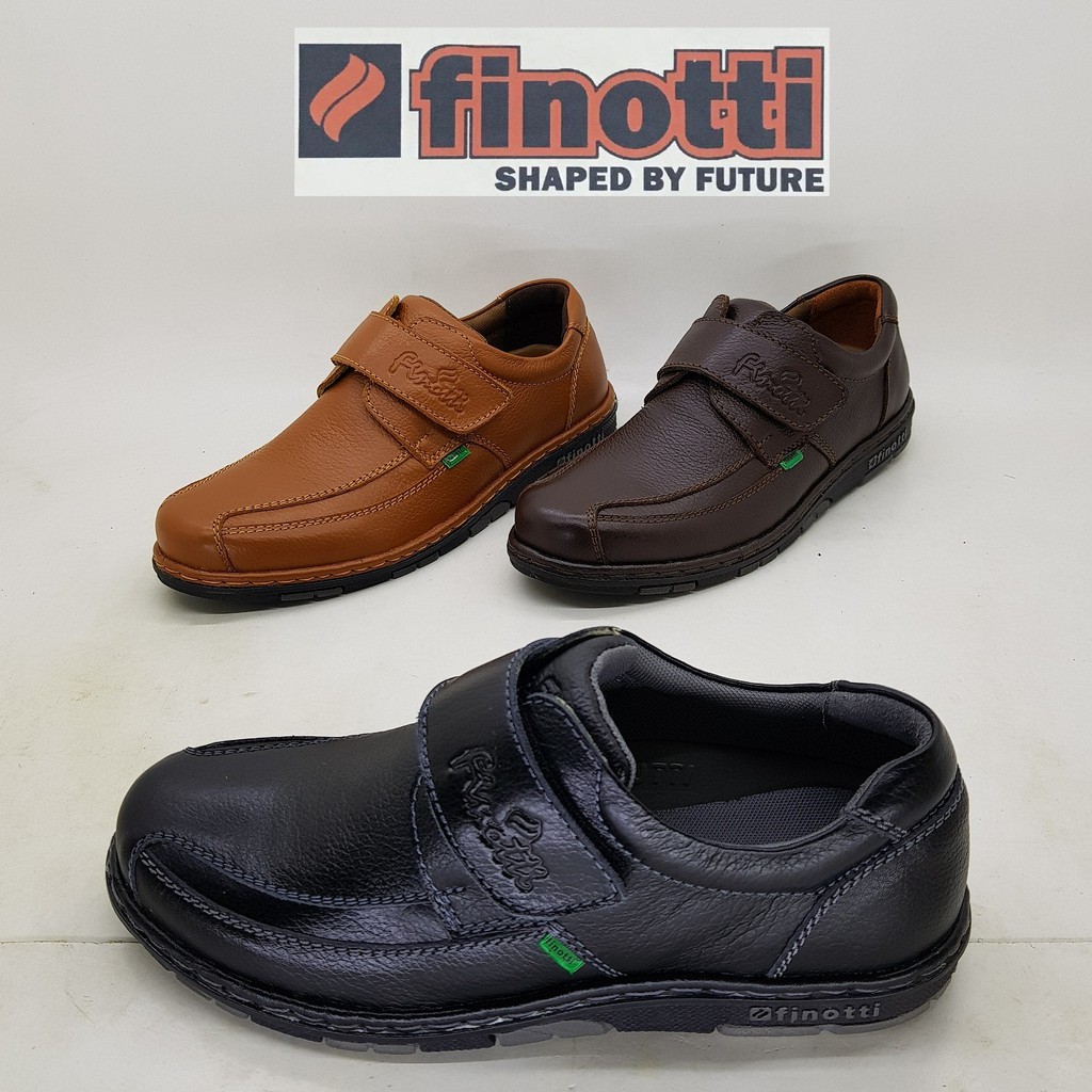  Sepatu  kulit  Finotti  UM 06 ada 3 warna Shopee Indonesia