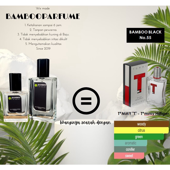 Bamboo BLACK No.55 Inspired By T*MMY "T" - T*mmy Hilfiger