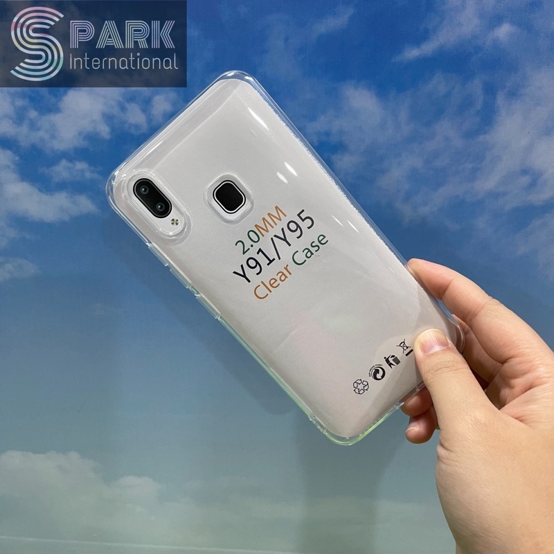 CLEAR CASE VIVO Y91/Y95 SOFTCASE TPU 2.0MM PROMO SEN