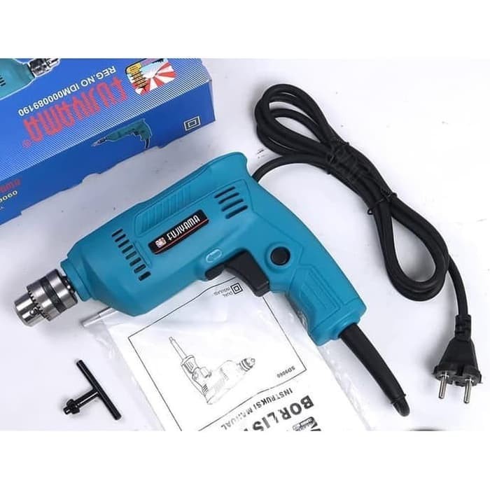 FUJIYAMA SD 9060 10 mm Electric Drill Mesin Bor Tangan / BOR Listrik