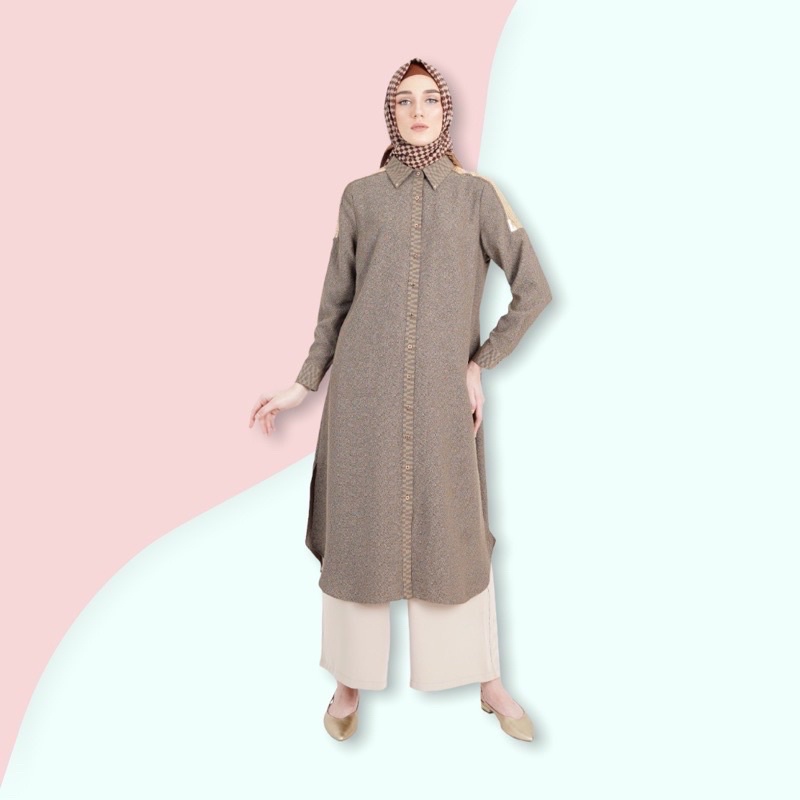 SALE 15% - ABAYA HIKMAT FASHION ORIGINAL B8810