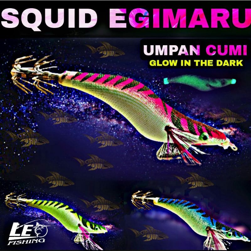HARROW UMPAN CUMI SQUID EGI MARU GID MOTIF TIGER STRIP TERSEDIA SIZE 2 2.5 3.0 ZIG ZAG ACTION