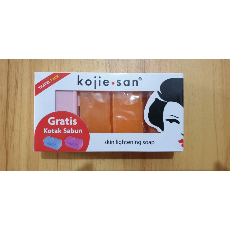 Paket Kojie San Lightening Travel Pack 3 in 1 BPOM ORIGINAL