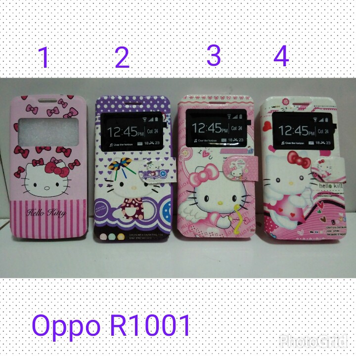 FLIPCOVER OPPO JOY R1001/ FLIP COVER OPPO JOY R1001/ HELLO KITTY