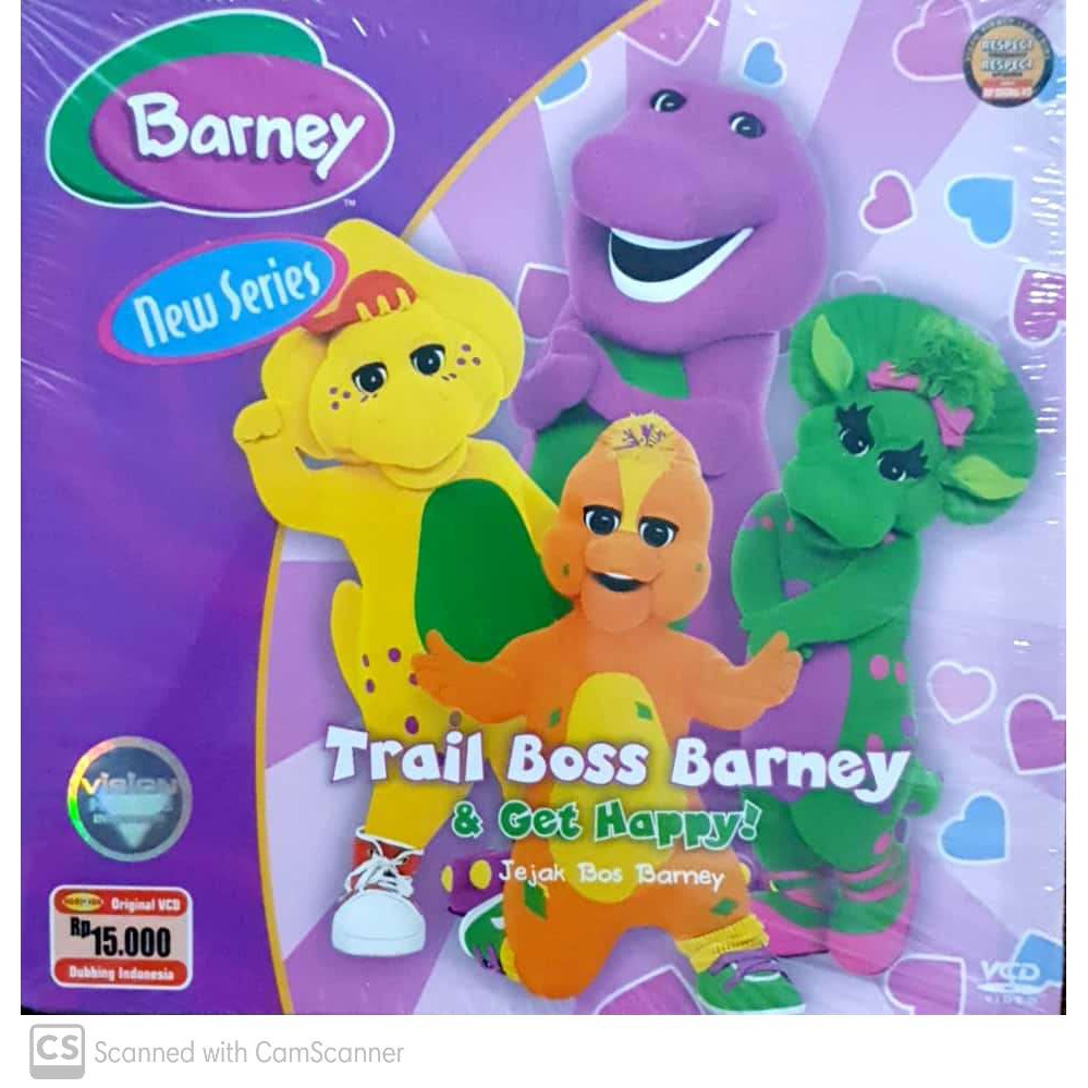 Barney Trail Boss Barney &amp; Get Happy | VCD Original
