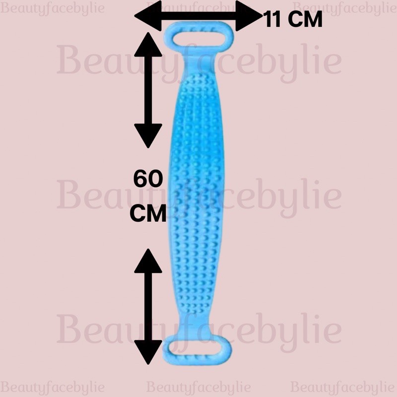 Silicone Lembut Penggosok Badan Sikat Punggung Badan Silikon Alat Gosok