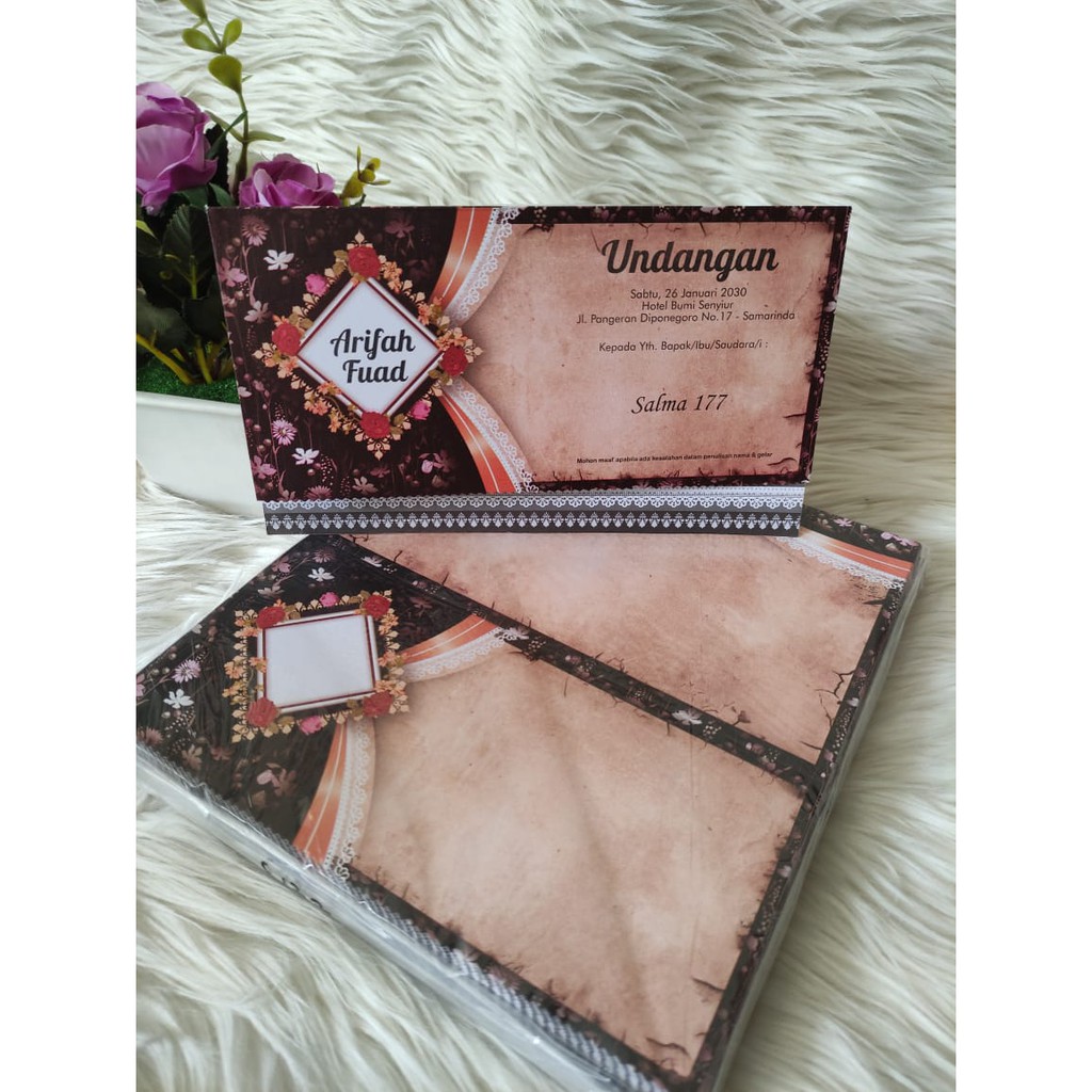 Salma S177 Blangko Undangan Kosongan