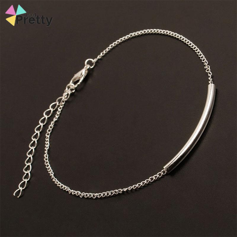 Vintage Fashion Metal U Tube Anklet Beach Summer Alloy Anklet - PD