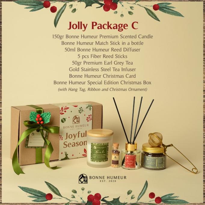 

CHRISTMAS HAMPERS JOLLY PACKAGE C KADO PARCEL GIFT SET HADIAH NATAL BN51FV6C