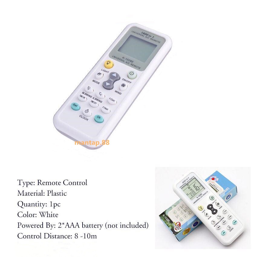 Remot Remote AC Multi Universal K-1028E