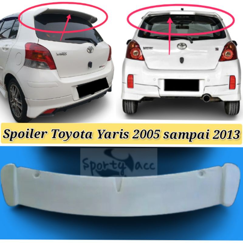 Spoiler toyota yaris 2005-2013