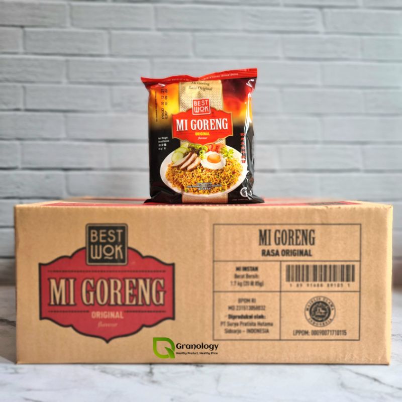 Best Wok Mie Goreng Instan Original 1 dus 20 pcs