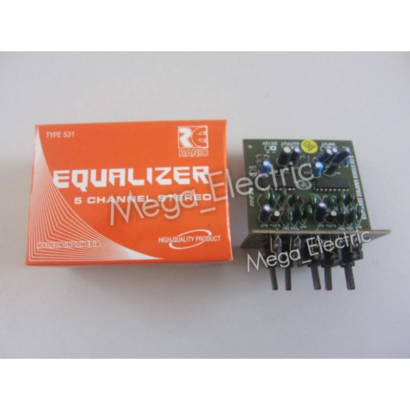 Kit Equalizer 5 Channel Stereo