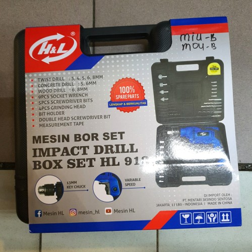 

Mesin Bor Set Impact HL 913