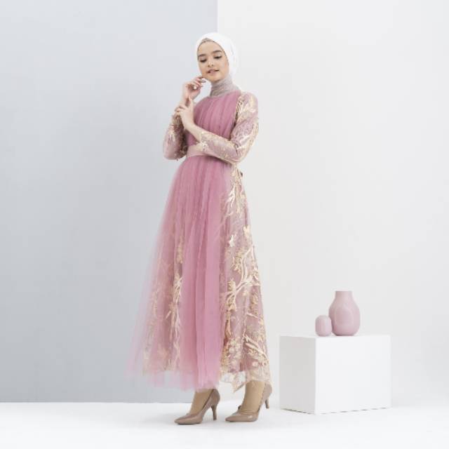 Dealova Indonesia - Zazzu Dress In Rose