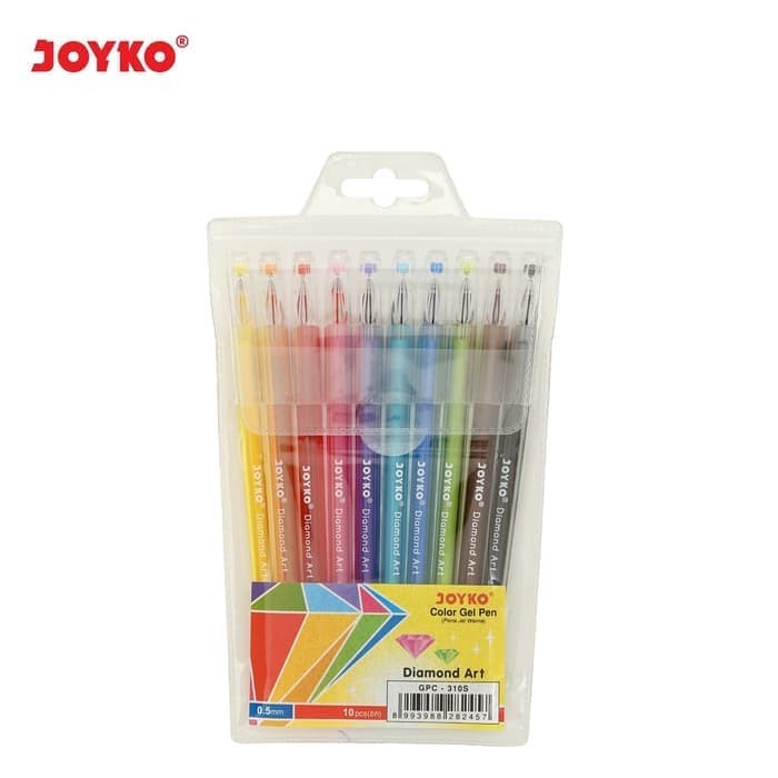 

Nikmati Color Gel Pen Pena Jel Warna Joyko Gpc-310S Diamond Art 1Set10 Warna Gilaa!!!