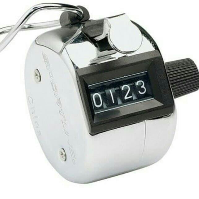

6z✹Diskon✺ Hand Tally Counter - Alat Hitung Manual Cepat 4 Digit Q35 ☍