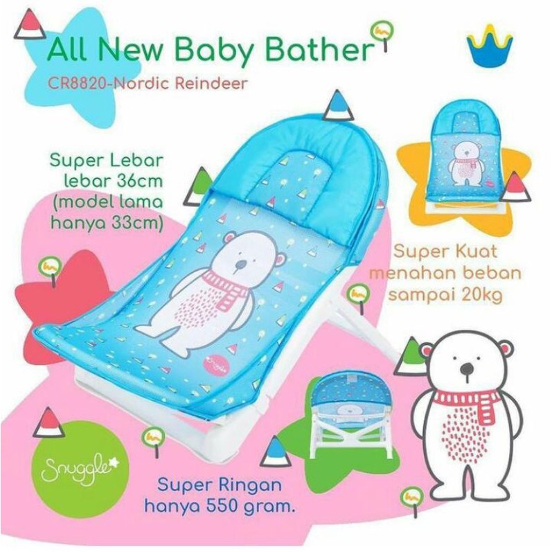 Baby Bather Snuggle by Crown / alat bantu mandi bayi