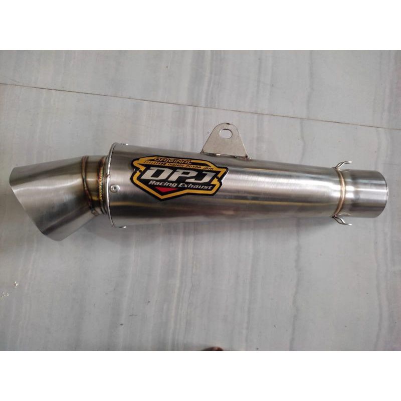 slincer knalpot DPJ segi 6 enam d50mm sarangan setengah bass engker engker