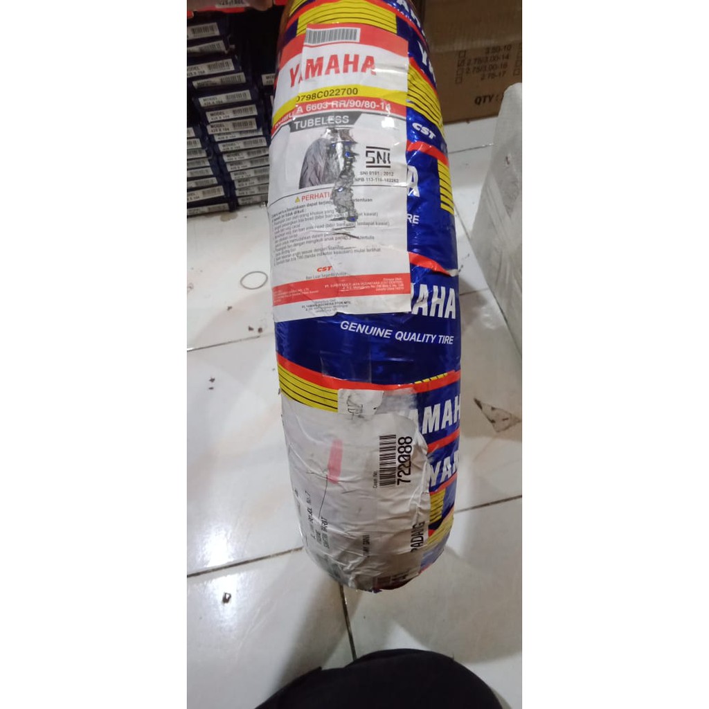 BAN LUAR TUBELESS 90/80-14 ACIMUT CST YAMAHA BAN BELAKANG MATIC