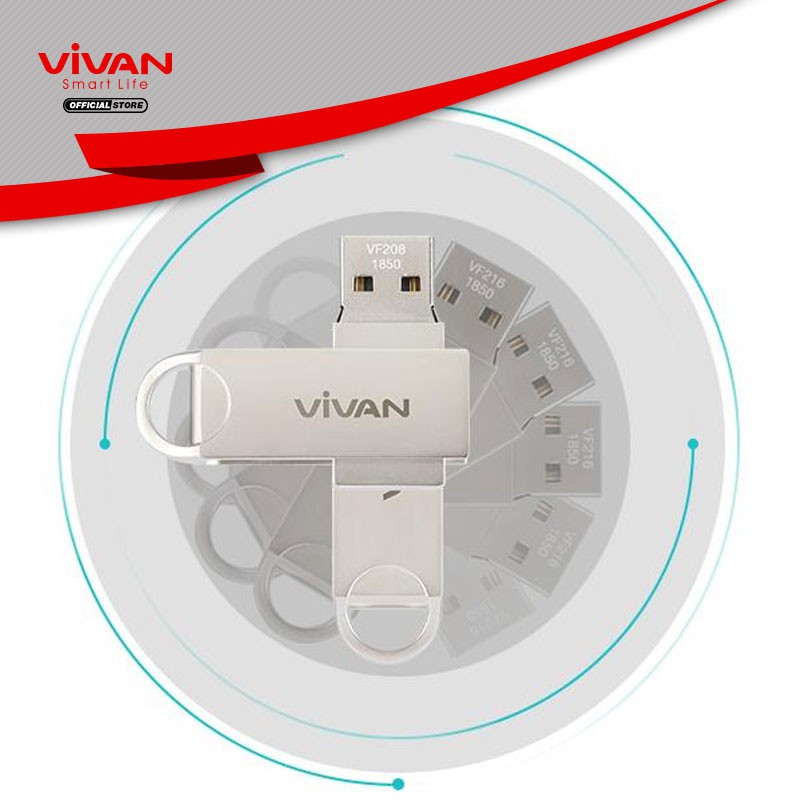 VIVAN VF208 (8GB) / VF216 (16GB) Flashdisk - Garansi Resmi 1 Tahun