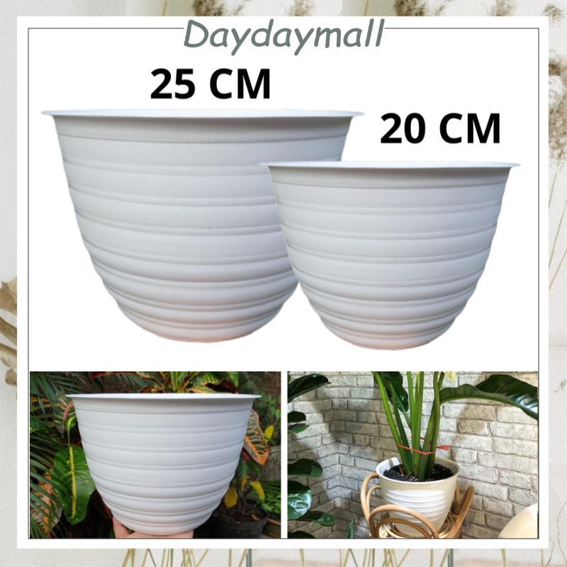 Pot Tawon Putih Pot Plastik Pot Tanaman Pot Bunga Pot Kaktus DD40