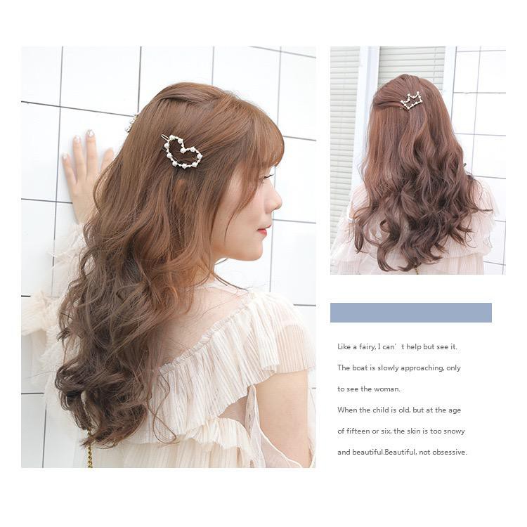 RSB  JR155 Jepit Rambut Model Pita Geometri Bahan Alloy Gaya Korea Elegan Untuk Wanita