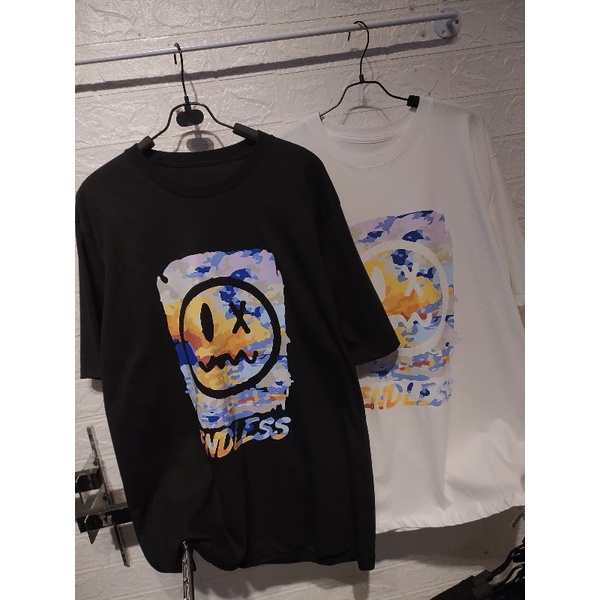 Kaos Jumbo Oversize  Uniqlo  Premium Cotton t-shirt atasan Wanita/Pria